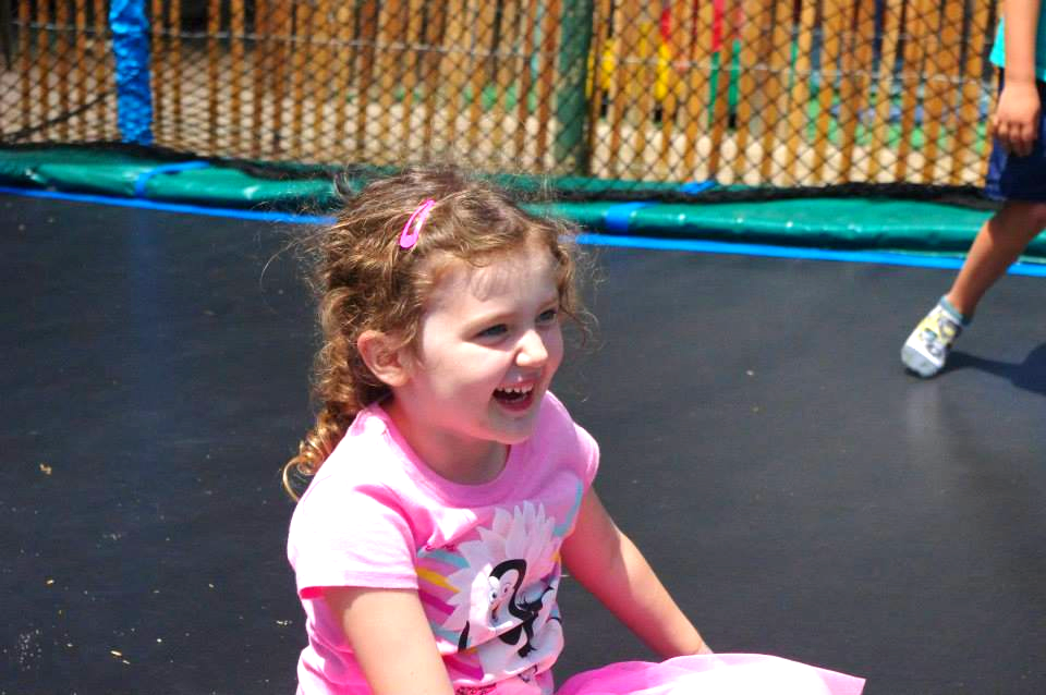 Minnows and Tadpoles at the trampoline