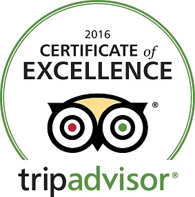 2016 Certificate of Excellence Trip Advisor