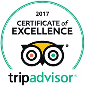 2017 Certificate of Excellence Trip Advisor